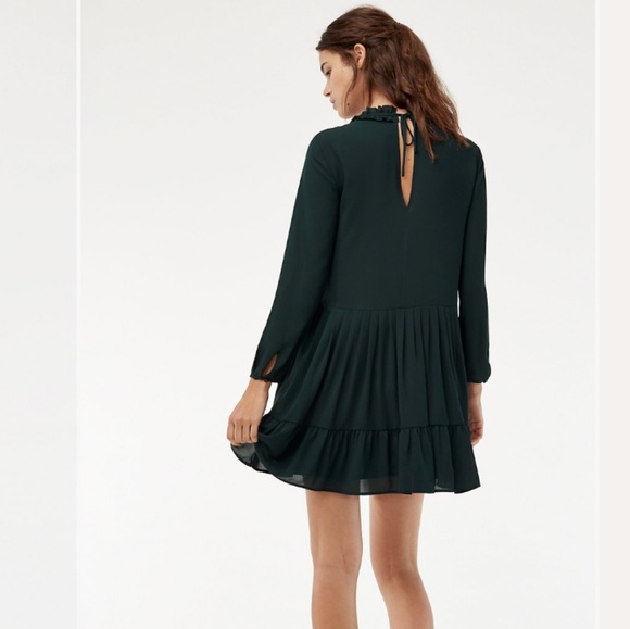 Aritzia Sunday Best Raleigh dress in deep burgandy - Picture 4 of 8